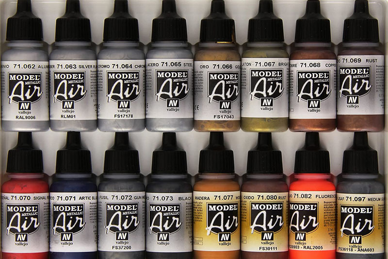  Weathering Model Air Paint Set by Vallejo Acrylics